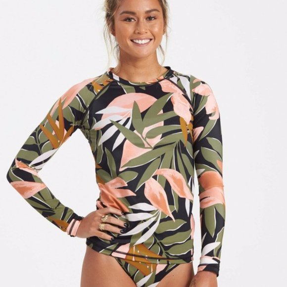 SOLD OUT NWT Billabong Tropic Nights Long Sleeve - Picture 3 of 7